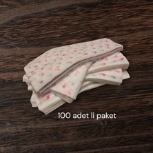 Akaworld Tek Kullanımlık Desenli Manikür Havlusu 40x20 100 Adet 1 Paket Kokusuz Kullanım