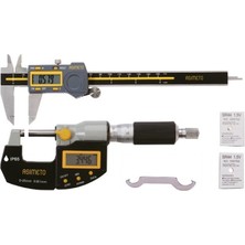 Asimeto Dijital Kumpas ve Dijital Mikrometre Seti