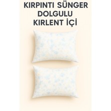 Mefaks Tekstil 2 Adet Kırlent Içi – Kırpıntı Sünger Dolgulu Yastık Iç Dolgu 30X50 cm