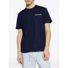 Paul & Shark Erkek Kısa Kol Bisiklet Yaka Rahat Kesim Lacivert T-Shirt 26411010-013