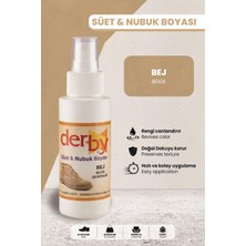 Derby Bej Süet Nubuk Renk Yenileyici Sprey 100 ml – Ayakkabı & Çanta Boyası
