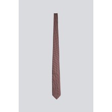 Boss Erkek Ipek Karışımlı Jakarlı Bordo Kravat 50555953-620