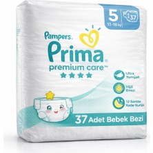 Prima Premium Care Bebek Bezi Beden:5 (11-16KG) Junior 37 Adet Fırsat Pk