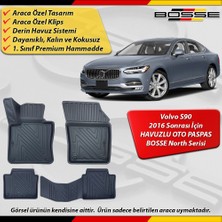 Volvo S90 Paspas Araca Özel 2016 ve Sonrası Derin Havuzlu Paspas Bosse North Serisi