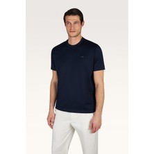 Paul & Shark Erkek Kısa Kol Bisiklet Yaka Rahat Kesim Lacivert T-Shirt 26411016A-50E