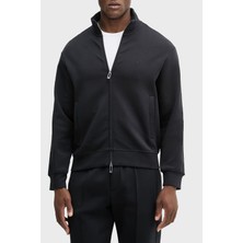 Emporio Armani Erkek Regular Fit Dik Yaka Uzun Kollu Lacivert Sweatshirt EM005222 AF10013-UB118