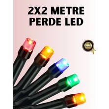 8 Modlu Zaman Ayarlı LED Perde Işık – Bahçe ve Balkon Dekorasyonu