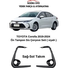 Doğru Ticaret Auto Parts Toyota Corolla Sis Yuvası Siyah Çerçeve Sis Yuvalı 2019-2024