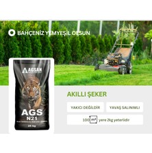 Agsan Çim Gübresi - Akıllı Şeker N21 Azot Inhibitörlü Gübre (Dmpp) – 25 kg