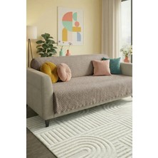 Mariesse Home %100 Bambu Vizon Yumuşak Tüylü Koltuk Örtüsü Çok Amaçlı Süngerli Koltuk Örtüsü ( 170X210)