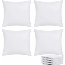 Mefaks Tekstil 4 Adet Fermuarlı Kırlent Iç Astarı - Kırlent Içi Yastık Kılıfı Astarı 30X50 cm