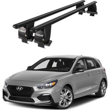 Today Auto Royal Hyundai Elantra Gt (2017 ve Sonrası) Uyumlu Siyah Ara Atkı Port Bagaj Tavan Barı