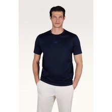 Paul & Shark Erkek Kısa Kol Bisiklet Yaka Rahat Kesim Lacivert T-Shirt 26411026A-013