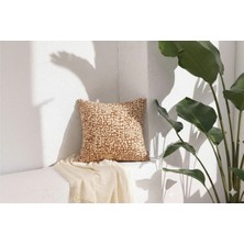 Mefaks Tekstil Modern Soyut Desenli Dekoratif Kırlent Kılıfı 45X45 cm – Yıkanabilir Yastık Kılıfı