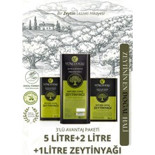 Çiftliği Naturel Sızma Zeytinyağı Ekonomik Set - 8 Litre (5+2+1 L) Tarladan Sofraya