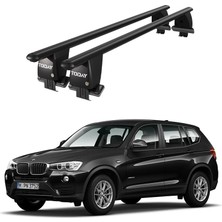 Today Auto Royal Bmw X3 (F25) (2010-2017) Uyumlu Siyah Ara Atkı Port Bagaj Tavan Barı