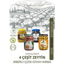Çiftliği 4'lü Avantaj Paketi - Biberli + Çizik + Siyah Sele + Kırma Yeşil Zeytin Seti