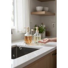 Bereketli Store Fılo Metal Standlı 2’li Sıvı Sabunluk Seti –500 ml Banyo ve Mutfak Dispenseri