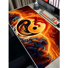 Charmbi Ying Yang 40X90 Procontrol Mouse Pad Gaming Mousepad Kaymaz Taban Büyük Oyuncu Ultra Pürüzsüz