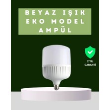 Alfa Aksesuar 03 Şarjlı LED Torch Ampul 30 Watt Beyaz Işık Enerji Tasarruflu
