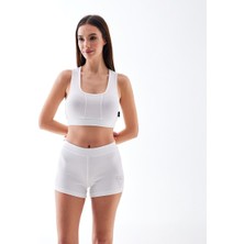 Soulofyou  Ultra Soft Şort&crop - Ekru