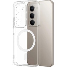 Gld-Spt- Newface Xiaomi Redmi 15 4g Combo Sert Şeffaf Magsafe Kapak - Şeffaf