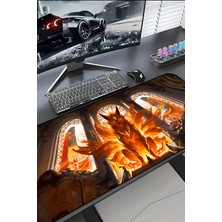 Charmbi Öfke Ruhu 30X70 Procontrol Mouse Pad Gaming Mousepad Kaymaz Taban Büyük Oyuncu Ultra Pürüzsüz