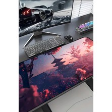 Charmbi Sakura Konağı 30X70 Procontrol Mouse Pad Gaming Mousepad Kaymaz Taban Büyük Oyuncu Ultra Pürüzsüz