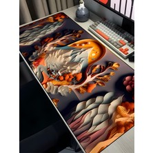 Charmbi Beyaz Dağlar 40X90 Procontrol Mouse Pad Gaming Mousepad Kaymaz Taban Büyük Oyuncu Ultra Pürüzsüz