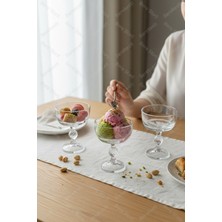 Bereketli Store Crystalita Dondurma Kabı 3’lü | Cam Sunum ve Tatlı Kasesi