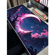 Charmbi Sakura Gecesi 40X90 Procontrol Mouse Pad Gaming Mousepad Kaymaz Taban Büyük Oyuncu Ultra Pürüzsüz