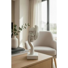 Bereketli Store Hedies Yüz ve El Tasarımlı Biblo | Dekoratif Masa ve Raf Aksesuarı