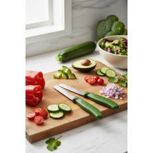 Bereketli Store Rooc 2’li Yeşil Bıçak | Sebze ve Meyve Kesme Bıçağı