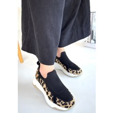 Bluefeet Leopar Süet Spor Ayakkabı