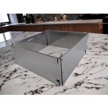 Karadağ Metal Ayarlı Kare Pasta Kalıbı H:6 cm