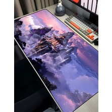 Charmbi Uçan Kale 40X90 Procontrol Mouse Pad Gaming Mousepad Kaymaz Taban Büyük Oyuncu Ultra Pürüzsüz