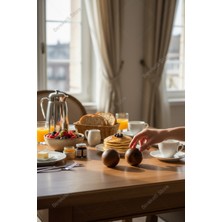 Mien Akasya Tuzluk & Biberlik Seti | Doğal Ahşap Şık Sofra Baharatlık