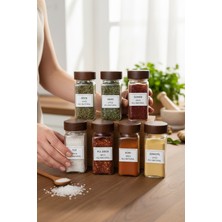 Bereketli Store Akasya Kapaklı Kare Kavanoz – 12 Adet Cam Kavanoz Seti