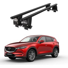 Today Auto Royal Mazda Cx-5 (2017 ve Sonrası) Uyumlu Siyah Ara Atkı Port Bagaj Tavan Barı