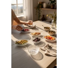 Bereketli Store 6’lı Kayık Tabağı 16 cm – Sunum Tabağı Seti, Sofra ve Servis Aksesuarı