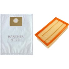 Magic Bags | Karcher Uyumlu NT35/1-40/1-45/1-55/1-561-361 Modelleri Ile Uyumlu Toztorbası ve Filtre