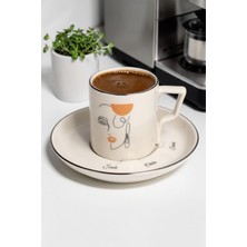 Bereketli Store Olika Mira Women 6’lı Kahve Fincanı Takımı | Akıllı Soketli Dekoratif Sunum Seti