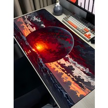 Charmbi Kızıl Nova 40X90 Procontrol Mouse Pad Gaming Mousepad Kaymaz Taban Büyük Oyuncu Ultra Pürüzsüz