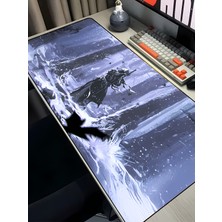 Charmbi Samuray Ronin 40X90 Procontrol Mouse Pad Gaming Mousepad Kaymaz Taban Büyük Oyuncu Ultra Pürüzsüz