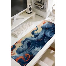 Charmbi Hırçın Deniz 40X90 Procontrol Mouse Pad Gaming Mousepad Kaymaz Taban Büyük Oyuncu Ultra Pürüzsüz