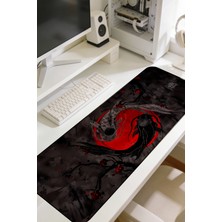 Charmbi Ying Yang 40X90 Procontrol Mouse Pad Gaming Mousepad Kaymaz Taban Büyük Oyuncu Ultra Pürüzsüz