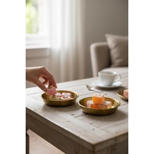 Bereketli Store 2’li Gold Minik Kase Seti – 10 cm Dekoratif Sunum Kaseleri, Kahvaltı ve Meze Kaseleri