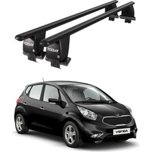 Today Auto Royal Kia Venga (2014 ve Sonrası) Uyumlu Siyah Ara Atkı Port Bagaj Tavan Barı