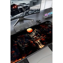 Charmbi Kale Manzarası 30X70 Procontrol Mouse Pad Gaming Mousepad Kaymaz Taban Büyük Oyuncu Ultra Pürüzsüz