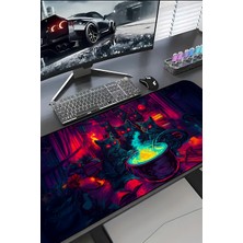 Charmbi Mahşerin Pisileri 30X70 Procontrol Mouse Pad Gaming Mousepad Kaymaz Taban Oyuncu Ultra Pürüzsüz